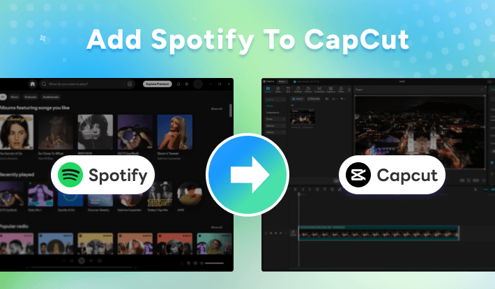 add spotify to capcut as bgm