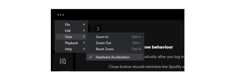 disable hardware acceleration on windows