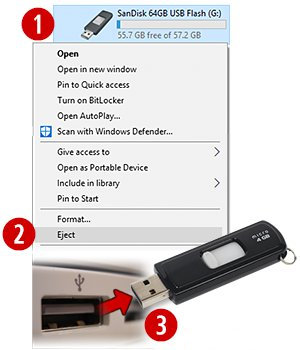 eject usb safely from computer