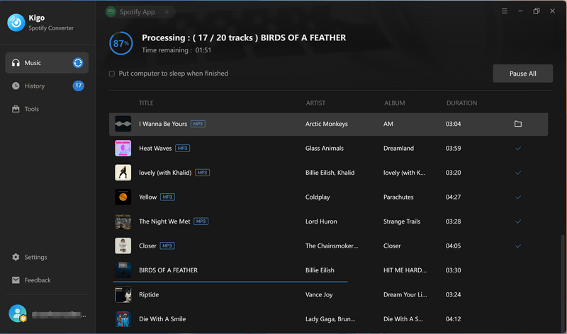 downloading spotify playlist to mp3