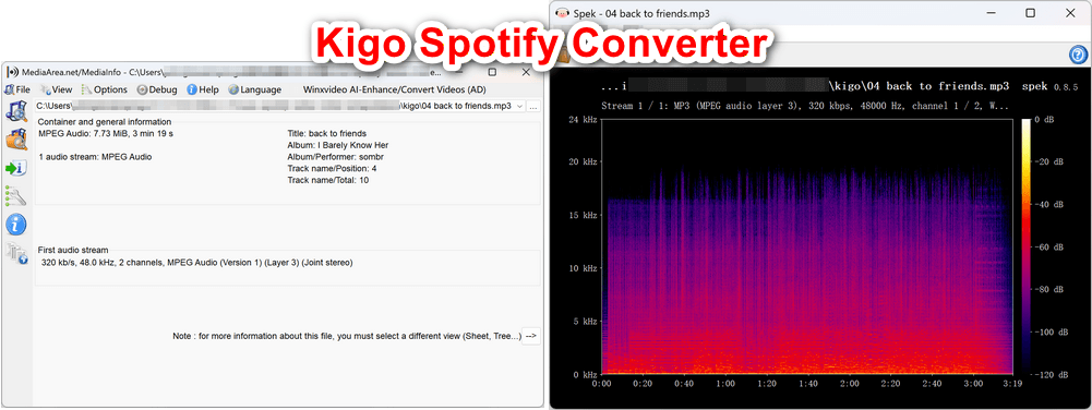 output mp3 audio quality - kigo spotify converter