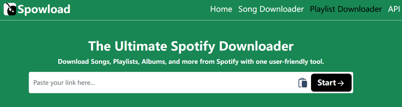 online playlist downloader for spotify