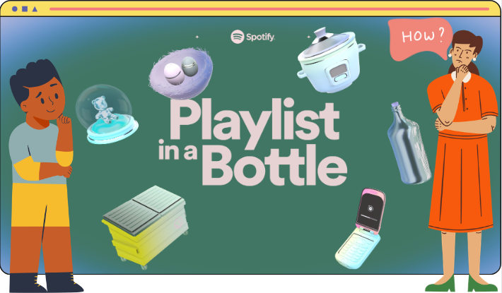 Spotify Playlist in a Bottle