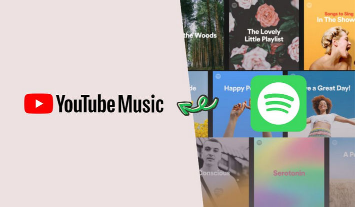 Transfer Spotify Playlists to YouTube Music