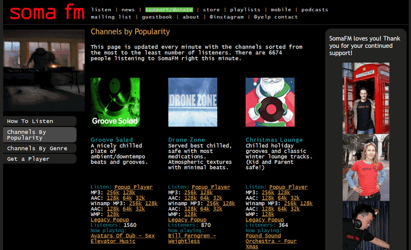 unblocked music site somafm