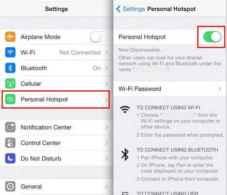 use mobile data plan