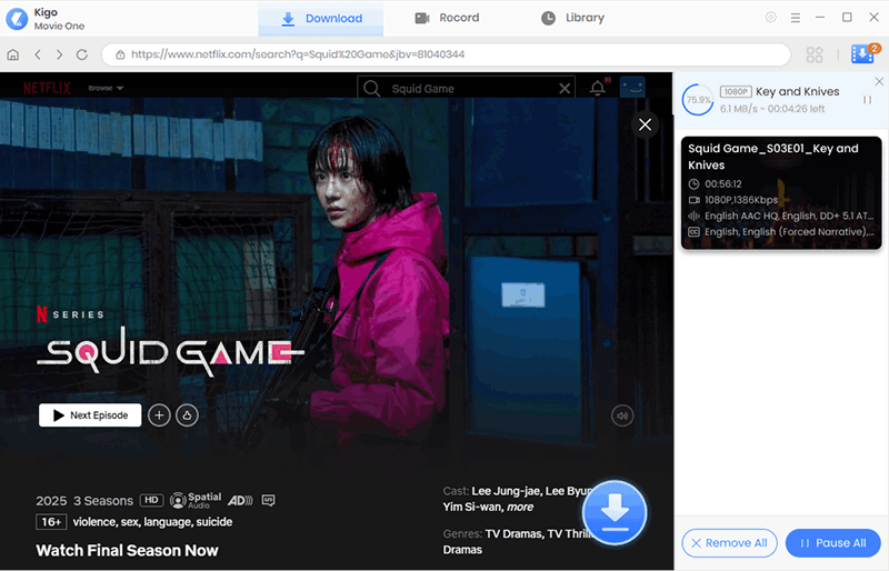 downloading squid game
