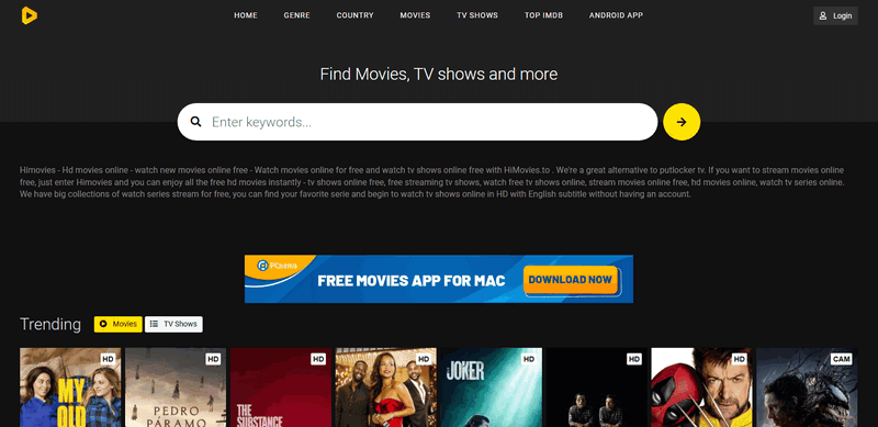 unblocked movie site himovies