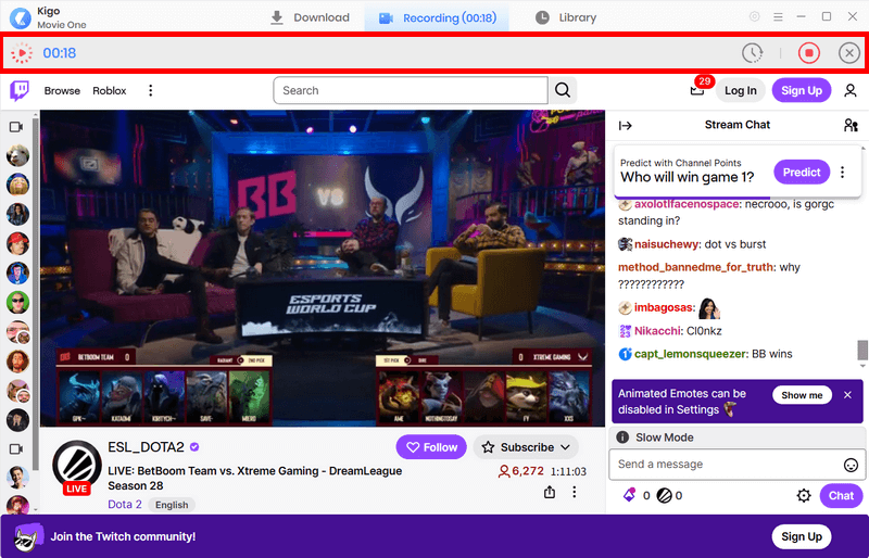 paste the website url for detecting