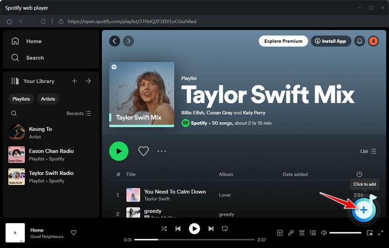 Add Spotify Music