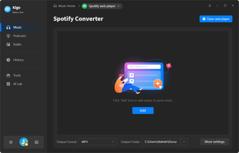 choose spotify service